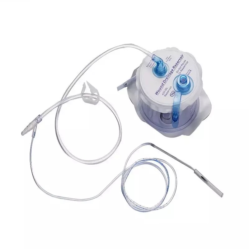 Medical Grade PVC Closed Wound Drainage System Spring Type-3
