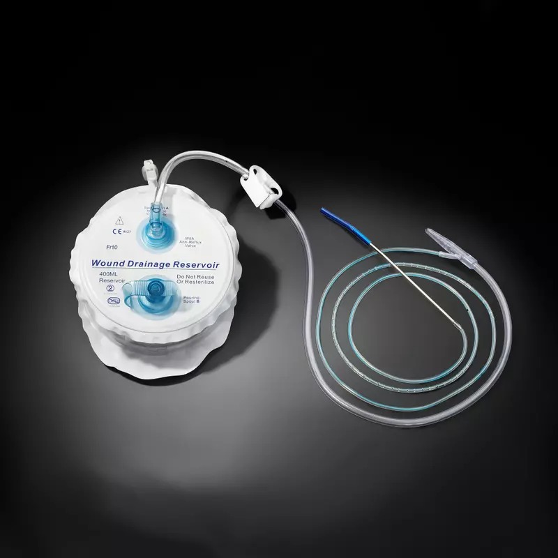 Medical Grade PVC Closed Wound Drainage System Spring Type-4